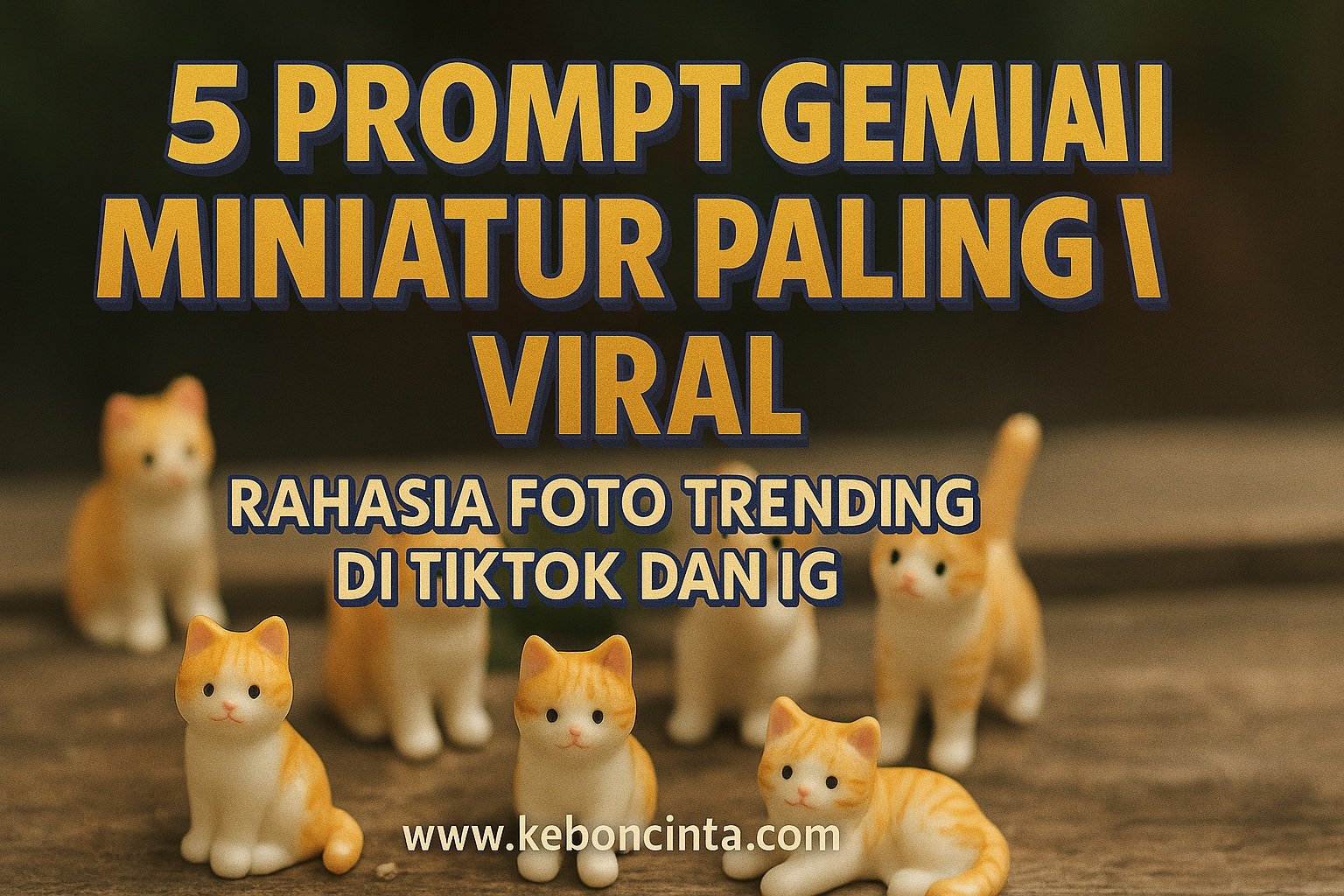 5 Prompt Gemini AI Miniatur Paling Viral: Rahasia Foto Trending di TikTok dan IG